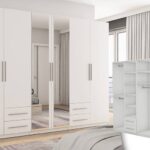Riidekapp 280-220 valge peegliga sistra mööbel kodu uus sisustus moodne mööbel