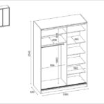 Riidekapp 2D-150 sistra mööbel kodu uus sisustus moodne mööbel2