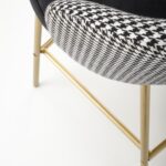 h113 baaripukk must valge kuldne sistra mööbel kangast iste uus tool kõrge kaasaegne moodne 1
