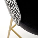 h113 baaripukk must valge kuldne sistra mööbel kangast iste uus tool kõrge kaasaegne moodne 12