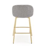 h113 baaripukk must valge kuldne sistra mööbel kangast iste uus tool kõrge kaasaegne moodne