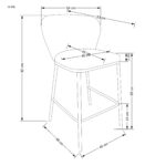 h119 beež baaritool baaripukk must metalljalg sistra mööbel uued tooted uudised mööblipoes disainer disainib kodud 2