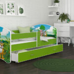LUCKY voodi pilt 34 roheline sistra mööbel moodne kodu uus sisustus lastetuba