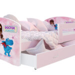 LUCKY voodi pilt 50 roosa sistra mööbel moodne kodu uus sisustus lastetuba (2)