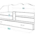 NELI voodi 160×80 mõõdud sistra mööbel moodne kodu uus sisustus lastetuba