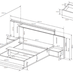 3D voodi sistra mööbel moodne kodu uus sisustus magamistuba (3)