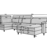 BERRTO hall U-kujuline nurgadiivanvoodi sistra mööbel elutuba moodne kodu uus sisustus 10