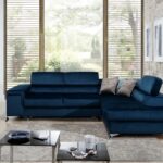 ERIDANO sinine L-kujuline nurgadiivanvoodi sistra mööbel elutuba moodne kodu uus sisustus