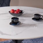 talia söögilaud sistra mööbel marmorefekt valge 3