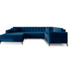MONTEZ sinine Nube 40 U-kujuline nurgadiivan nurgadiivanvoodi diivanvoodi sistra mööbel moodne elutuba kaasaegne kodu mugav mööbel 10