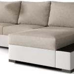 NEGRO beež-valge Dora 21-Soft 17 L-kujuline nurgadiivan nurgadiivanvoodi diivanvoodi sistra mööbel moodne elutuba kaasaegne kodu mugav mööbel