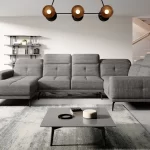 NEVIRO hall Marte 130 U-kujuline nurgadiivan sistra mööbel moodne elutuba kaasaegne kodu mugav mööbel 4