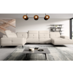 NEVIRO helebeež Softis 33 U-kujuline nurgadiivan sistra mööbel moodne elutuba kaasaegne kodu mugav mööbel 5