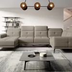NEVIRO helepruun Vero 18 U-kujuline nurgadiivan sistra mööbel moodne elutuba kaasaegne kodu mugav mööbel 2