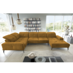 NEVIRO kollane Loco 45 U-kujuline nurgadiivan sistra mööbel moodne elutuba kaasaegne kodu mugav mööbel 5