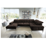 NEVIRO pruun Nube 23 U-kujuline nurgadiivan sistra mööbel moodne elutuba kaasaegne kodu mugav mööbel 5