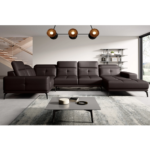 NEVIRO pruun Soft 66 U-kujuline nurgadiivan sistra mööbel moodne elutuba kaasaegne kodu mugav mööbel 5