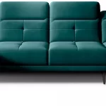 NEVIRO roheline Velvetmat 38 U-kujuline nurgadiivan sistra mööbel moodne elutuba kaasaegne kodu mugav mööbel