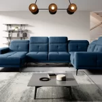 NEVIRO sinine Lukso 40 U-kujuline nurgadiivan sistra mööbel moodne elutuba kaasaegne kodu mugav mööbel 2
