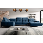 NEVIRO sinine Lukso 40 U-kujuline nurgadiivan sistra mööbel moodne elutuba kaasaegne kodu mugav mööbel 5