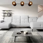 NEVIRO valge Softis 17 U-kujuline nurgadiivan sistra mööbel moodne elutuba kaasaegne kodu mugav mööbel 2