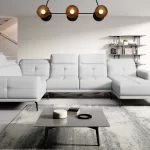 NEVIRO valge Softis 17 U-kujuline nurgadiivan sistra mööbel moodne elutuba kaasaegne kodu mugav mööbel 4