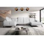 NEVIRO valge Softis 17 U-kujuline nurgadiivan sistra mööbel moodne elutuba kaasaegne kodu mugav mööbel 5