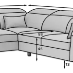 NOBLE mõõdud L-kujuline nurgadiivan diivanvoodi nurgadiivanvoodi sistra mööbel moodne elutuba kaasaegne kodu mugav mööbel