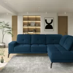 THEODORE sinine Nube 40 L-kujuline nurgadiivan sistra mööbel moodne elutuba kaasaegne kodu mugav mööbel 2