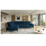THEODORE sinine Nube 40 L-kujuline nurgadiivan sistra mööbel moodne elutuba kaasaegne kodu mugav mööbel 5